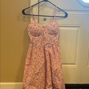 No Boundaries Pink Floral Dress